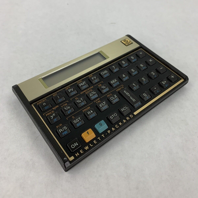Vintage HP 12C Platinum Handheld 120 Built-In Functions Financial Calculator