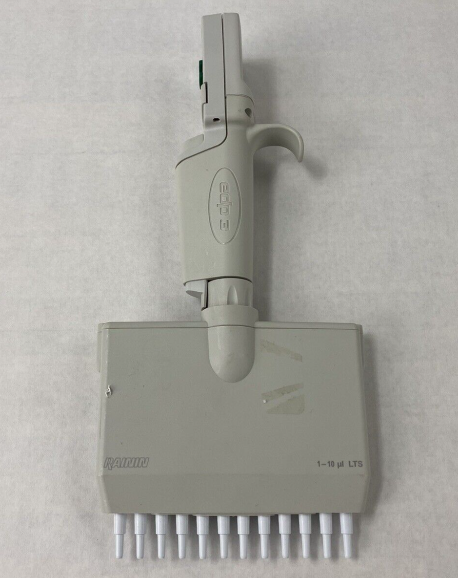 Rainin EDP3 1-10 uL LTS 12-Channel Electronic Pipette Untested