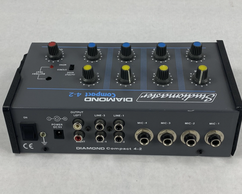 Studiomaster Diamond Compact 4-2 Audio Mixer - Parts or Repair