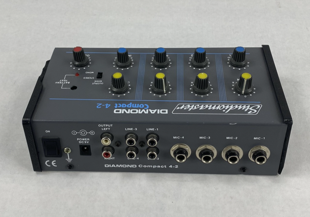 Studiomaster Diamond Compact 4-2 Audio Mixer - Parts or Repair