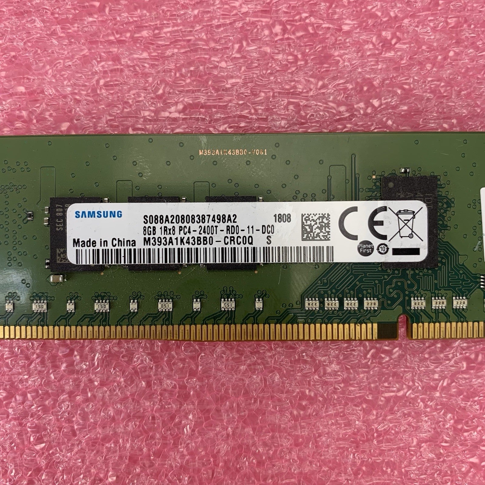Samsung M393A1K43BB0-CRC0Q PC4-2400T-RD0-11-DC0 8GB 1Rx8 Desktop Memory RAM6