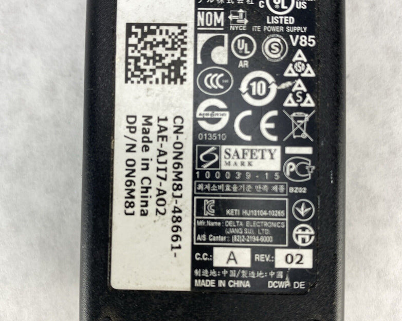Lot( 2 ) Dell 0KC6JM DA65NM111-00 19.5V 3.34A AC Adapter Power Supply 65W
