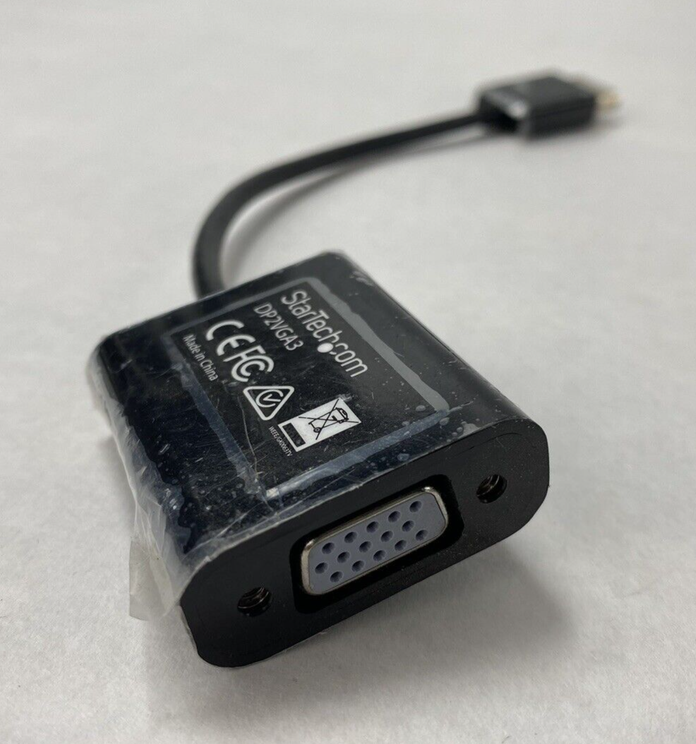 Lot of 5 StarTech DisplayPort Adapters DP2VGA3 DisplayPort Male to VGA Female