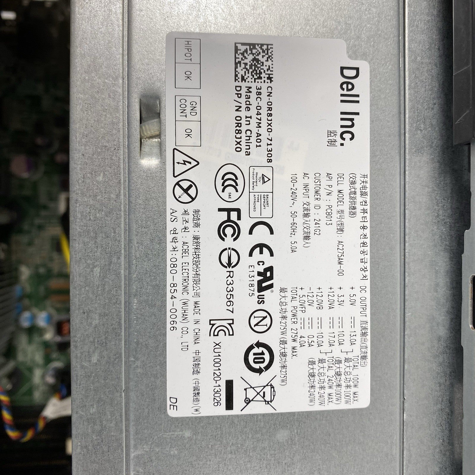 Dell OptiPlex 7010 MT Intel Core i5-3470 3.2GHz 1x4GB RAM No HDD No OS12