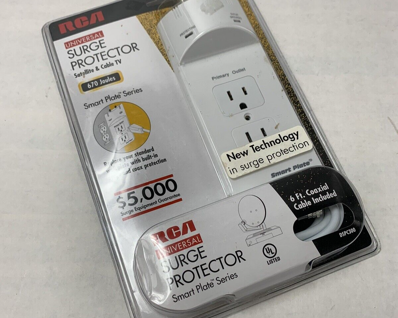 RCA Universal Surge Protector DBS DSPC300 NIB