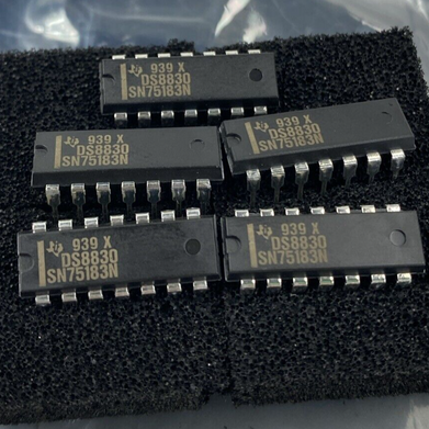 Texas Instruments DS8830 TI 75183N IC Vintage 14-Pin DIP