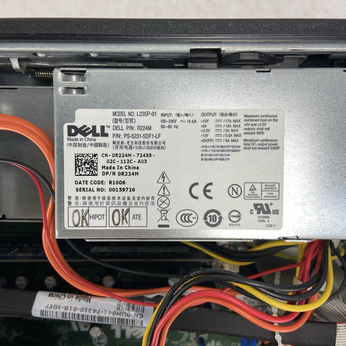 Dell Optiplex 780 SFF Intel Core 2 Duo E8400 3GHz 4GB RAM 0FH868 No HDD No OS11
