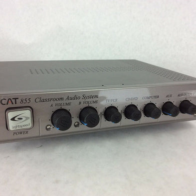 Lightspeed AMP-855 CAT855 Classroom Audio System TESTED No Bundled PSU