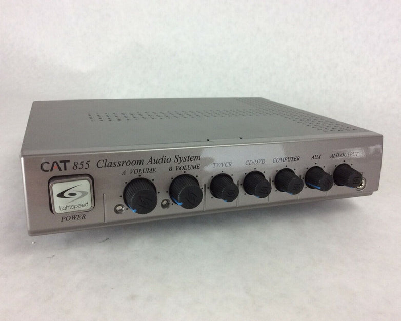 Lightspeed AMP-855 CAT855 Classroom Audio System TESTED No Bundled PSU