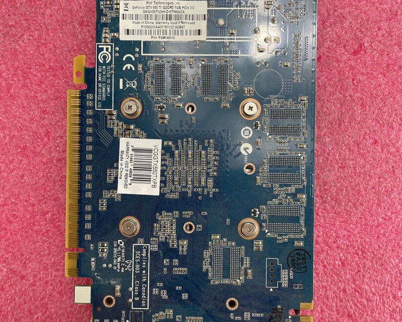 PNY Tech Nvidia GTX 550 Ti GDDR5 1GB PCIe Graphics Card