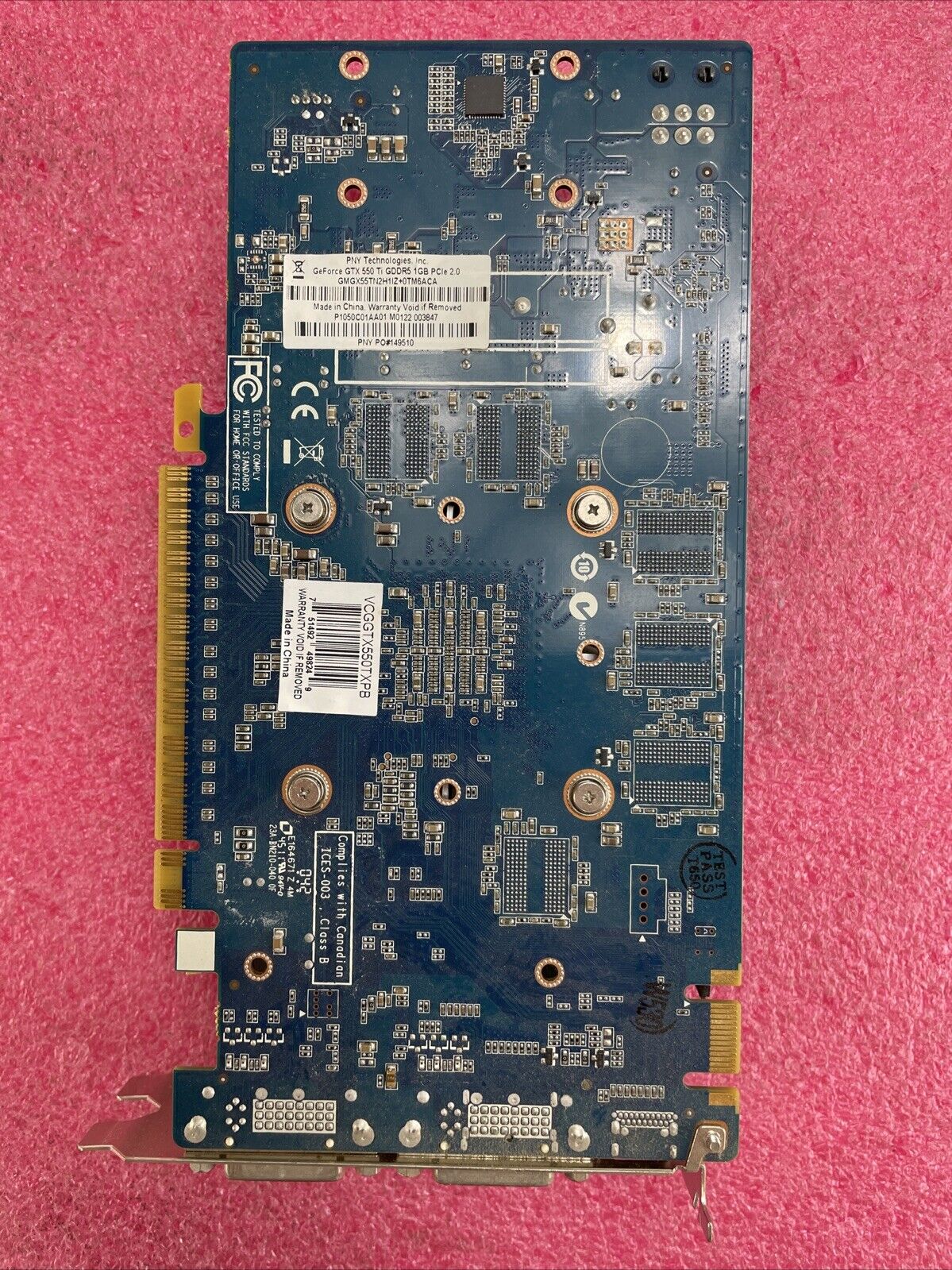 PNY Tech Nvidia GTX 550 Ti GDDR5 1GB PCIe Graphics Card