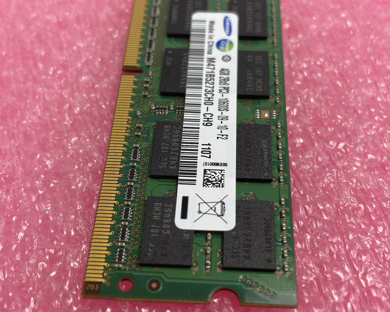 Samsung M471b5273CH0-CH9 4GB PC3-10600s DDR3 Memory Modules Lot of 4