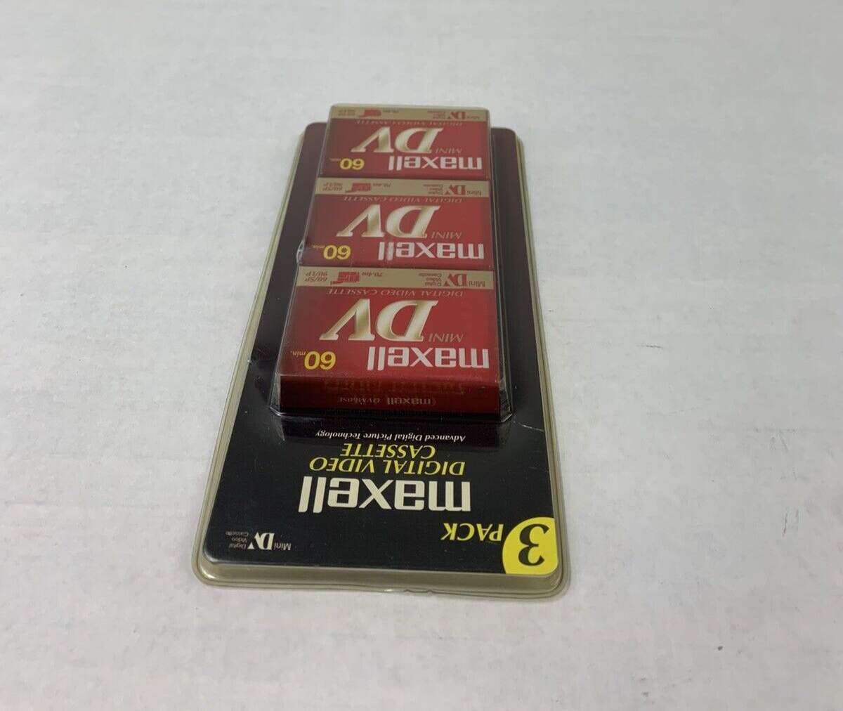 3-Pack Maxwell DVM60SE Digital Video Cassette