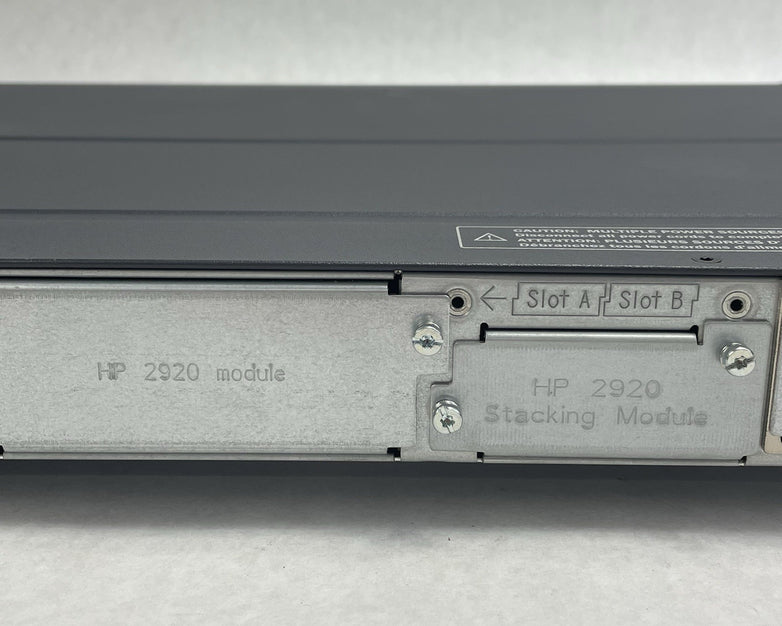 HP 2920-48G PoE+ Switch J9729A 48-Port With J9731A Network Switch No PS