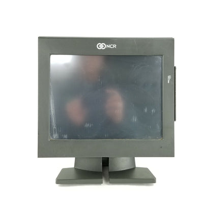 NCR P1230-0032-BA Intel Atom D2560 2GHz 4GB RAM Crack in Screen No AC Adapter.