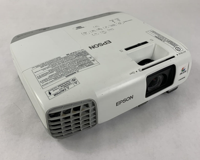 Epson PowerLite 98H H687A LCD Lamp Projector 1311 Lamp Hours - No Remote
