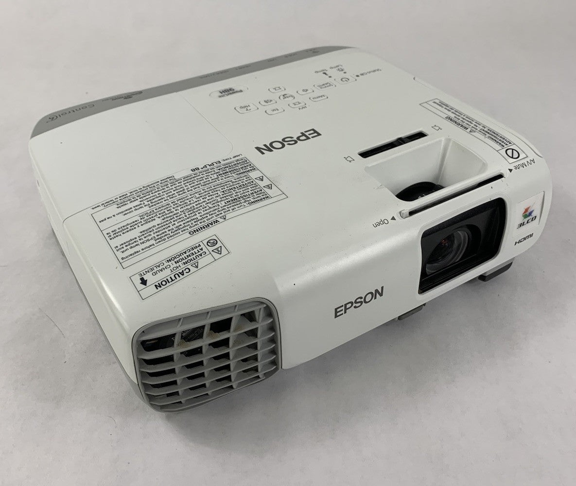 Epson PowerLite 98H H687A LCD Lamp Projector 1311 Lamp Hours - No Remote0