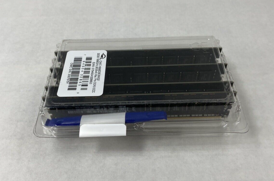 OWC1866D3E8M32 32GB 1844GHz (8GXx4) PC3-14900 Mac Pro DDR3 ECC RAM Untested