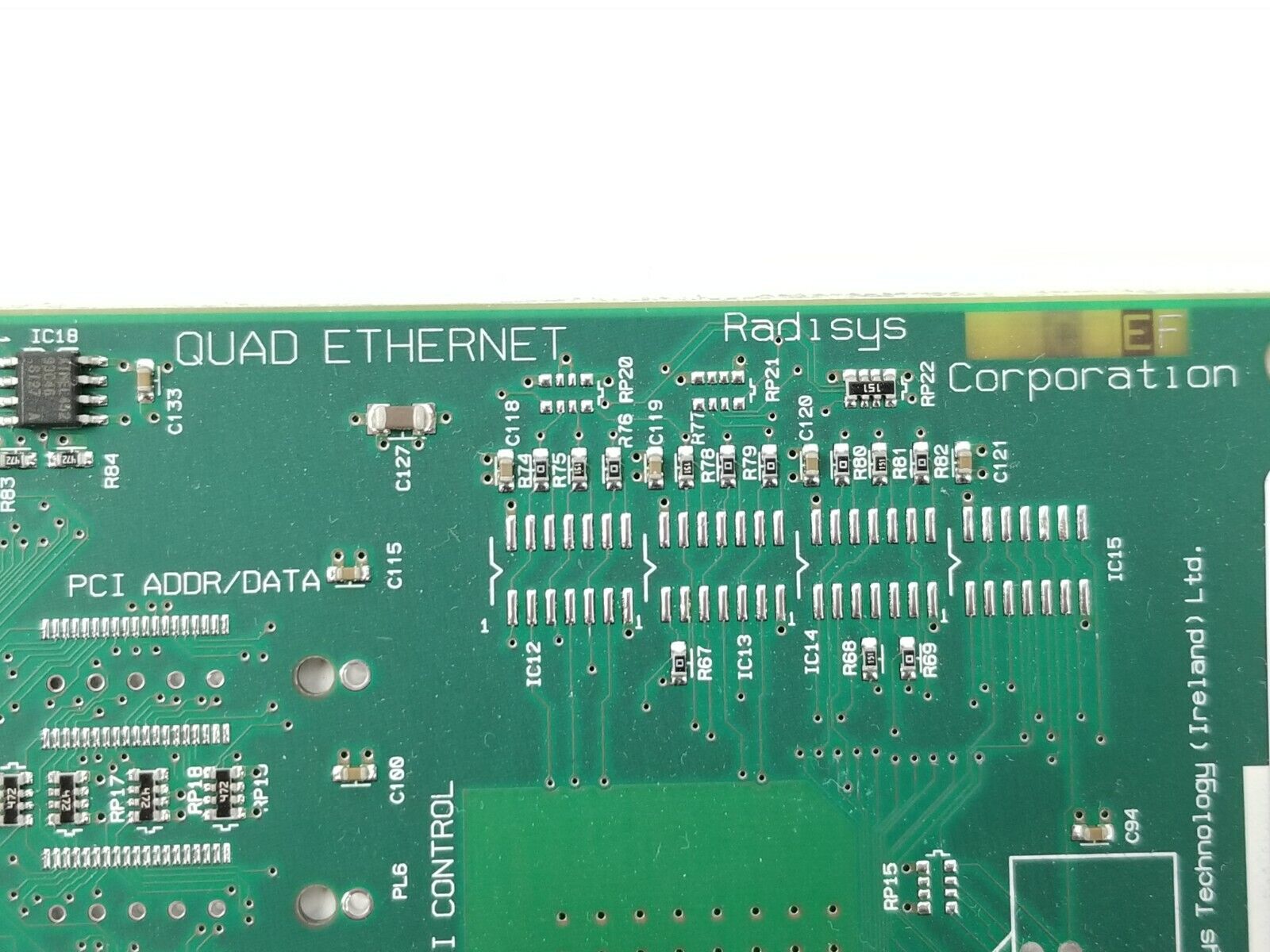 Radisys 97-9031-02 97-9536-20 Quad Ethernet Server PCI Network Adapter Card