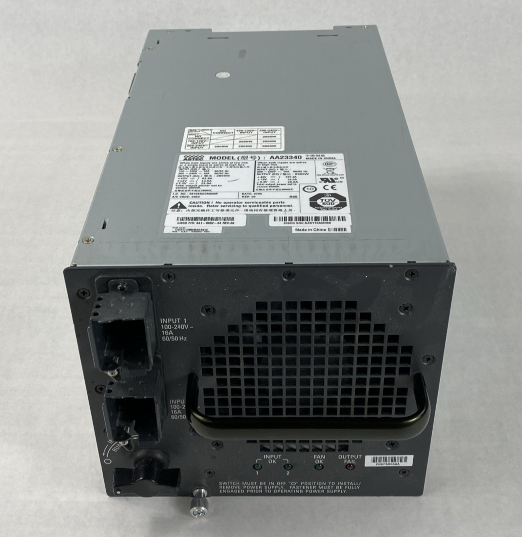 Astec AA23340 6000W Cisco P/N: 341-0092-04 Server Power Supply Untested