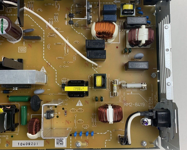 HP RM2-8419 Power Supply PC Board pulled From HP LaserJet MFP M681 OEM Tested