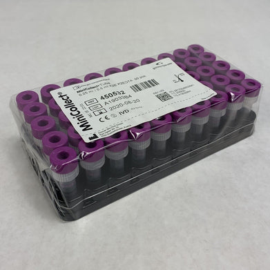 MiniCollect 450532 0.25ml / 0.5ml K2E K2EDTA 50pcs Tubes