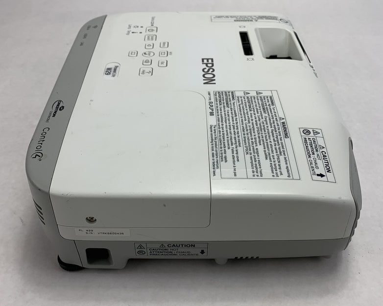 Epson PowerLite W29 H690A LCD Lamp Projector 252 Lamp Hours - No Remote