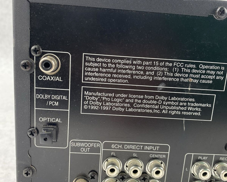 RCA RT2250 Home Theater 300W 5.1 Surround Sound Stereo Receiver