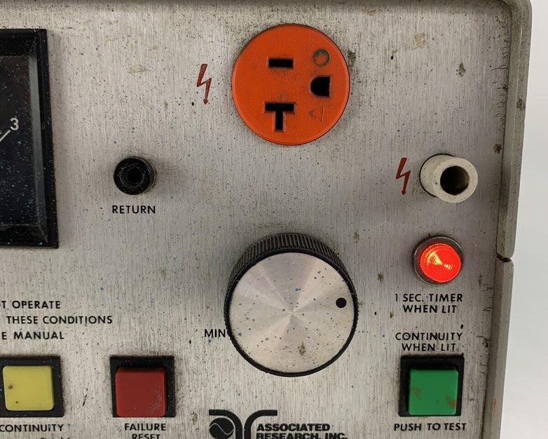 Associated Research 4040AT AC/DC Hypot Ground Continuity Test Set Power Tested