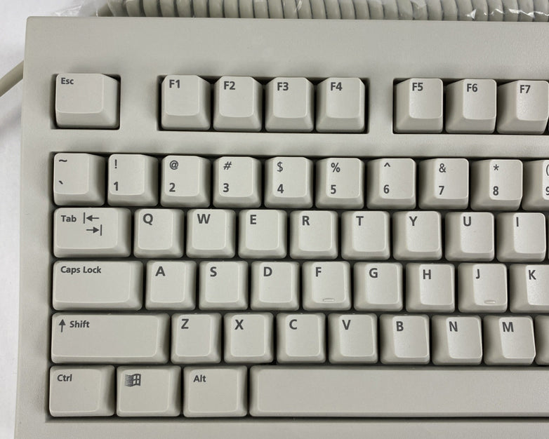 Vintage BTC 5140 Windows 95 Certified AT Membrane Keyboard - Open Box and Tested