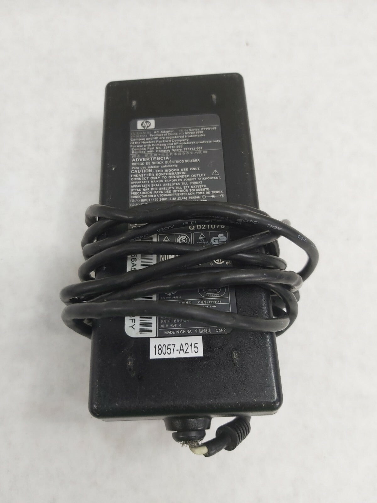 HP 324816-003/325112-001 18.5V 4.9A 90W AC Power Adapter PPP014S OEM (Lot of 4)