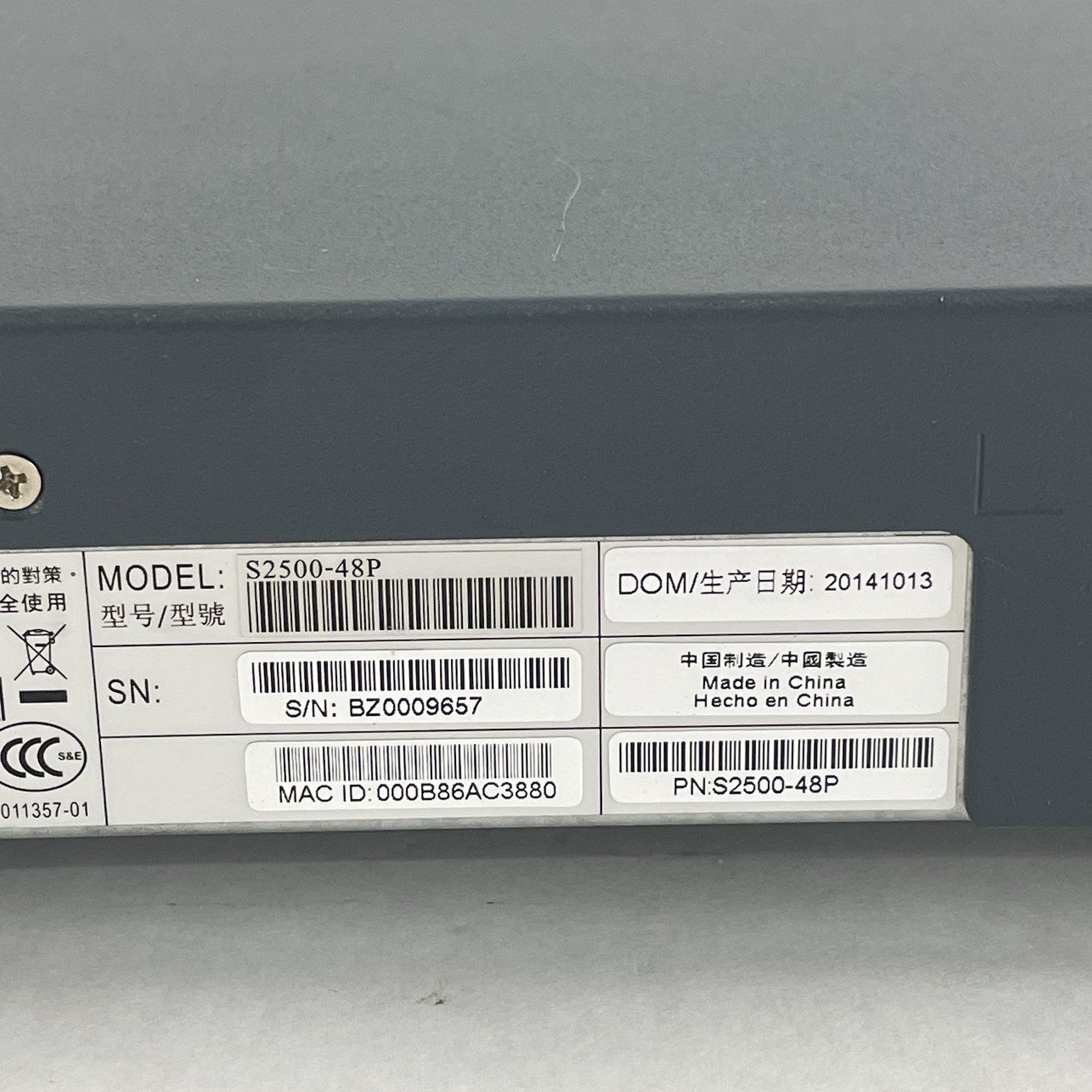 Aruba S2500-48P S2500-48P PoE Mobility Access Switch 48 Port6