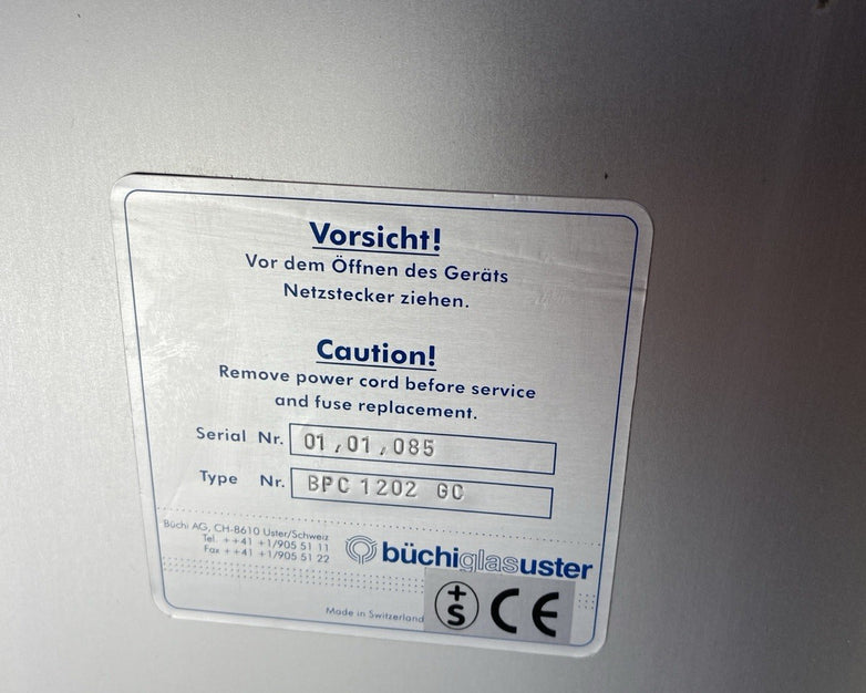 Buchi BPC 1202 Pressflow Hydrogenation Gas Controller - Parts or Repair