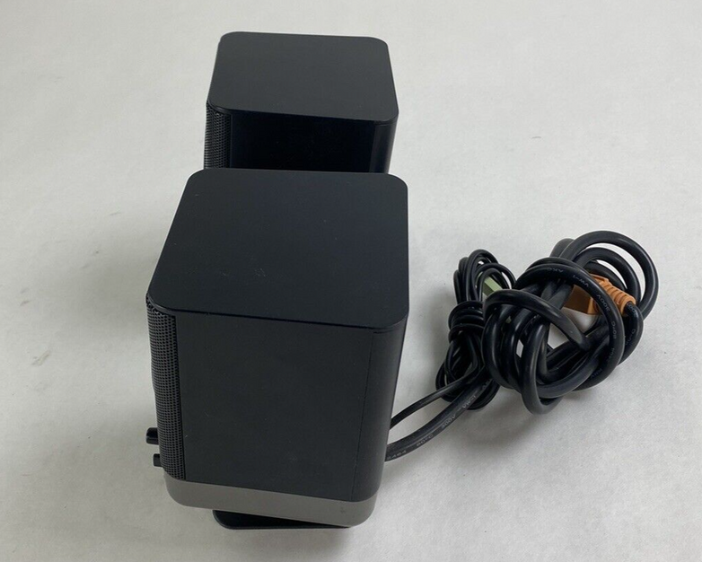 Altec Lansing Pair of Mini Portable Computer Speakers 221 For Parts or Repair
