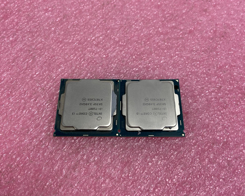 Lot of 2 Intel Core i3-7100T SR35P 3.4GHz Desktop CPU