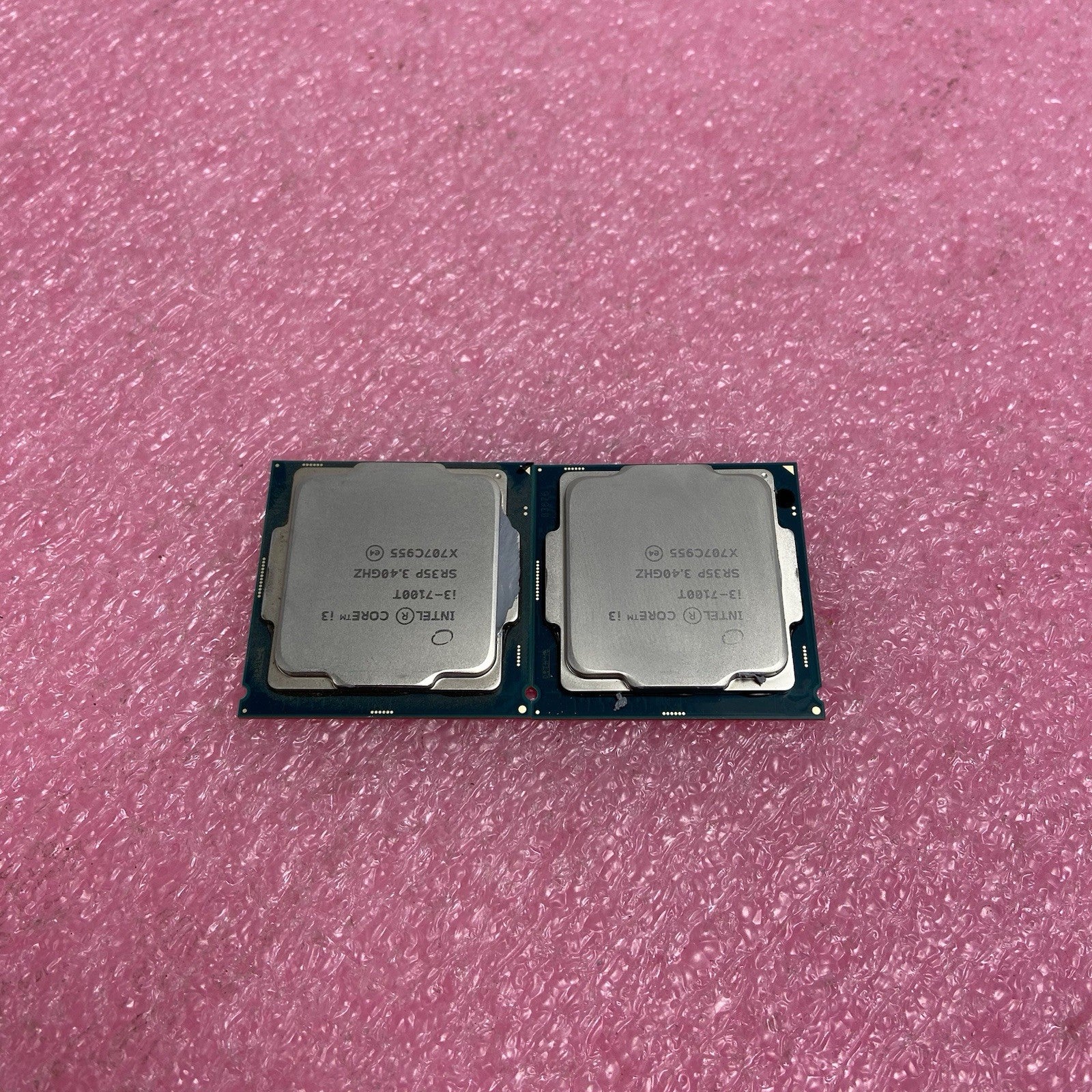 Lot of 2 Intel Core i3-7100T SR35P 3.4GHz Desktop CPU3