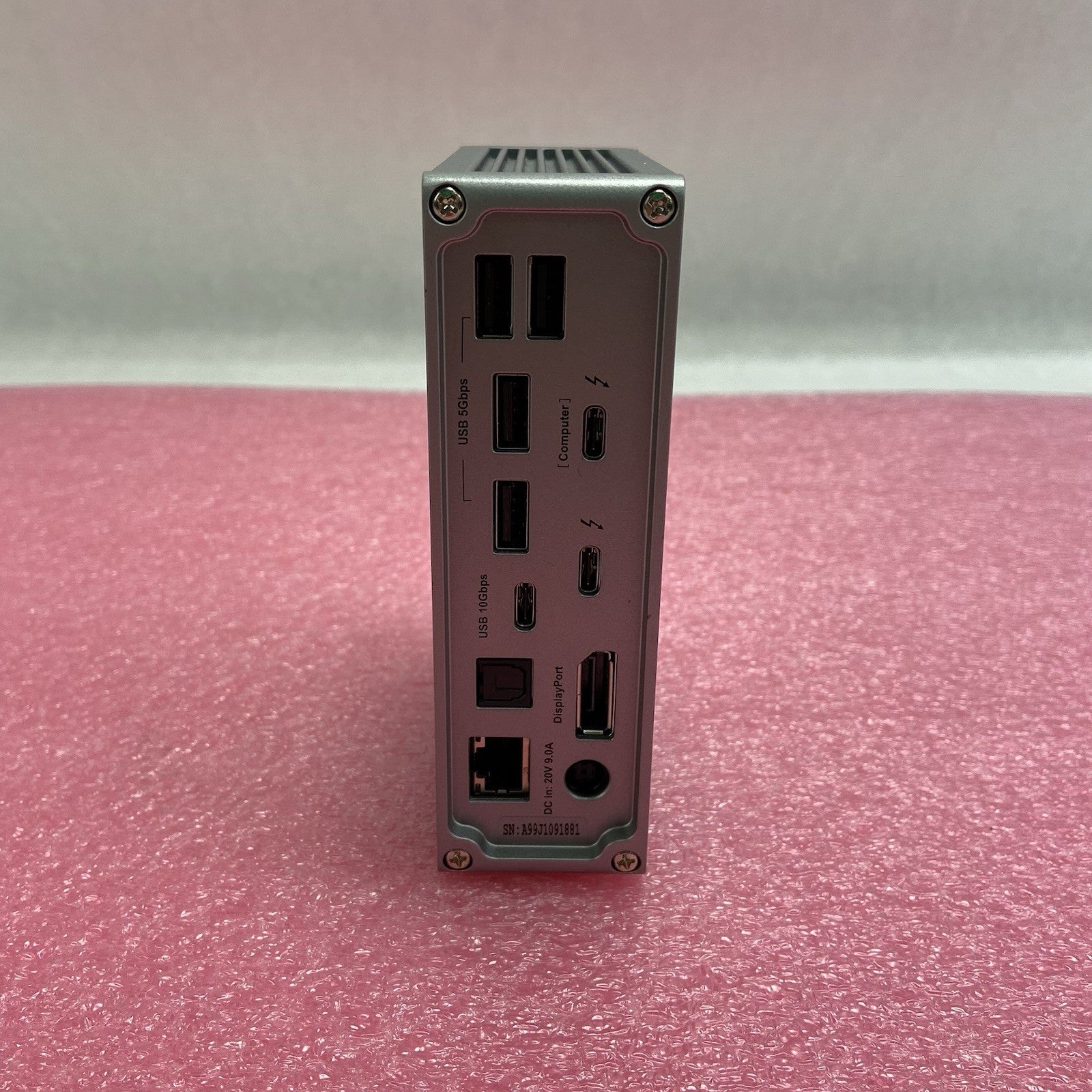 CalDigit Thunderbolt Station 3 Plus Silver Docking Station No AC Adapter 3