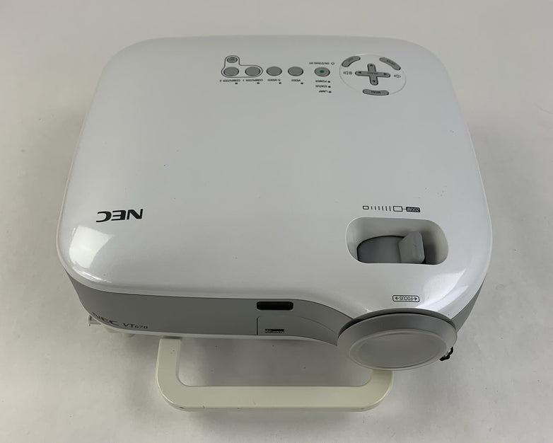 NEC VT670 LCD Projector - No Remote - 312 Lamp Hours