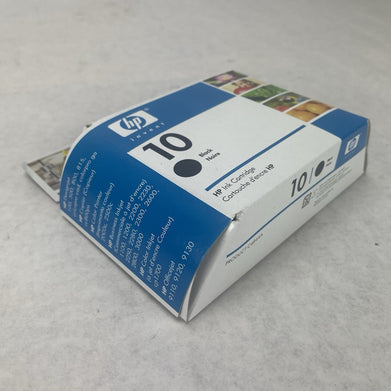 Genuine HP 10 C4844A Black Printer Ink Cartridge Sealed Expired