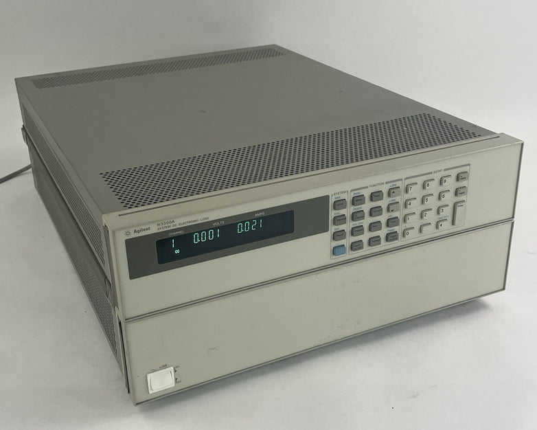 Agilent N3300A Electronic Load Mainframe 2x N3306A Module - Needs Calibration