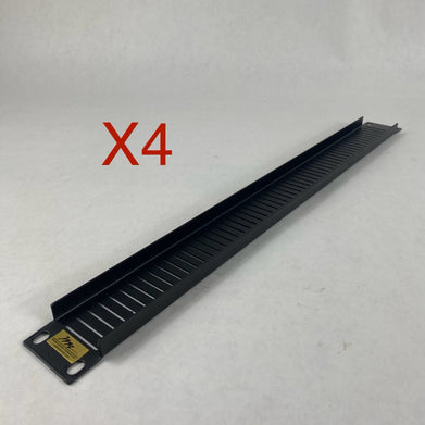 Middle Atlantic 1U 1.75" Slotted Vented Panel Lot of 4