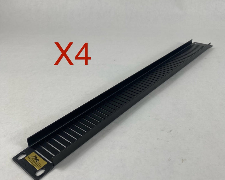 Middle Atlantic 1U 1.75" Slotted Vented Panel Lot of 4