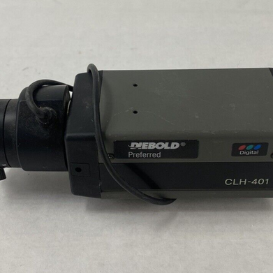 Diebold CLH-401 Color Security Camera w/ 3.5-8mm 1/3" Lens For Parts or Repair