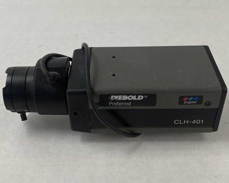 Diebold CLH-401 Color Security Camera w/ 3.5-8mm 1/3" Lens For Parts or Repair