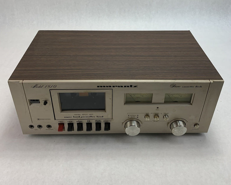 Marantz 1810 Stereo Cassette Deck - Parts or Repair Needs New Belts