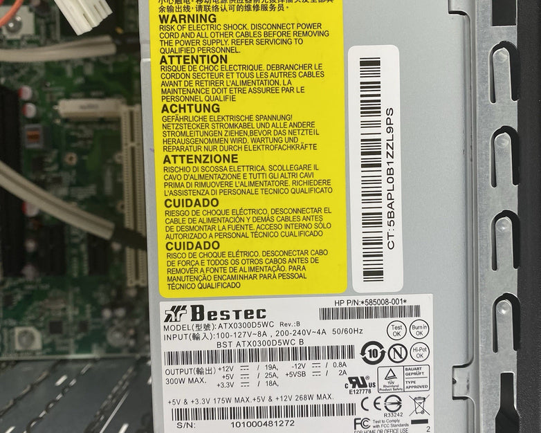 HP 500B MT Pentium Dual-Core E5700 3GHz 2GB RAM No HDD No OS