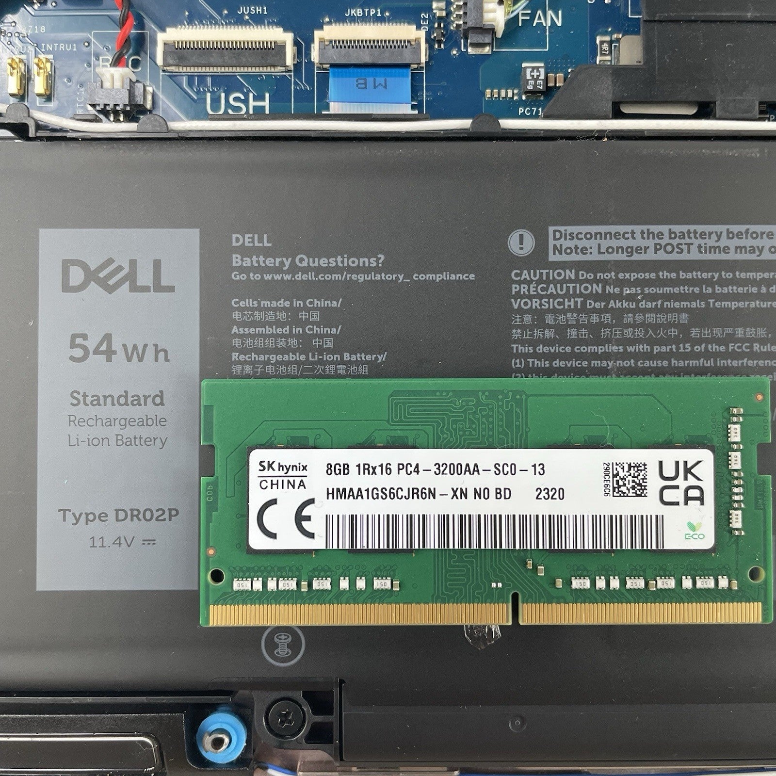 Dell Latitude 5440 14" i5-1345U 4.35 GHz 8 GB RAM No SSD/OS/AC - Bad Bottom18