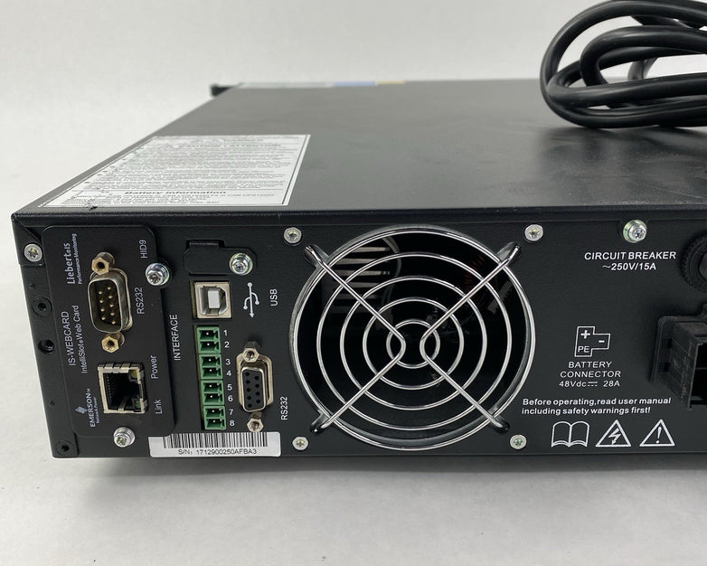 Vertiv Liebert GXT4-1500RT120 Battery Backups UPS Tested No Batteries - READ