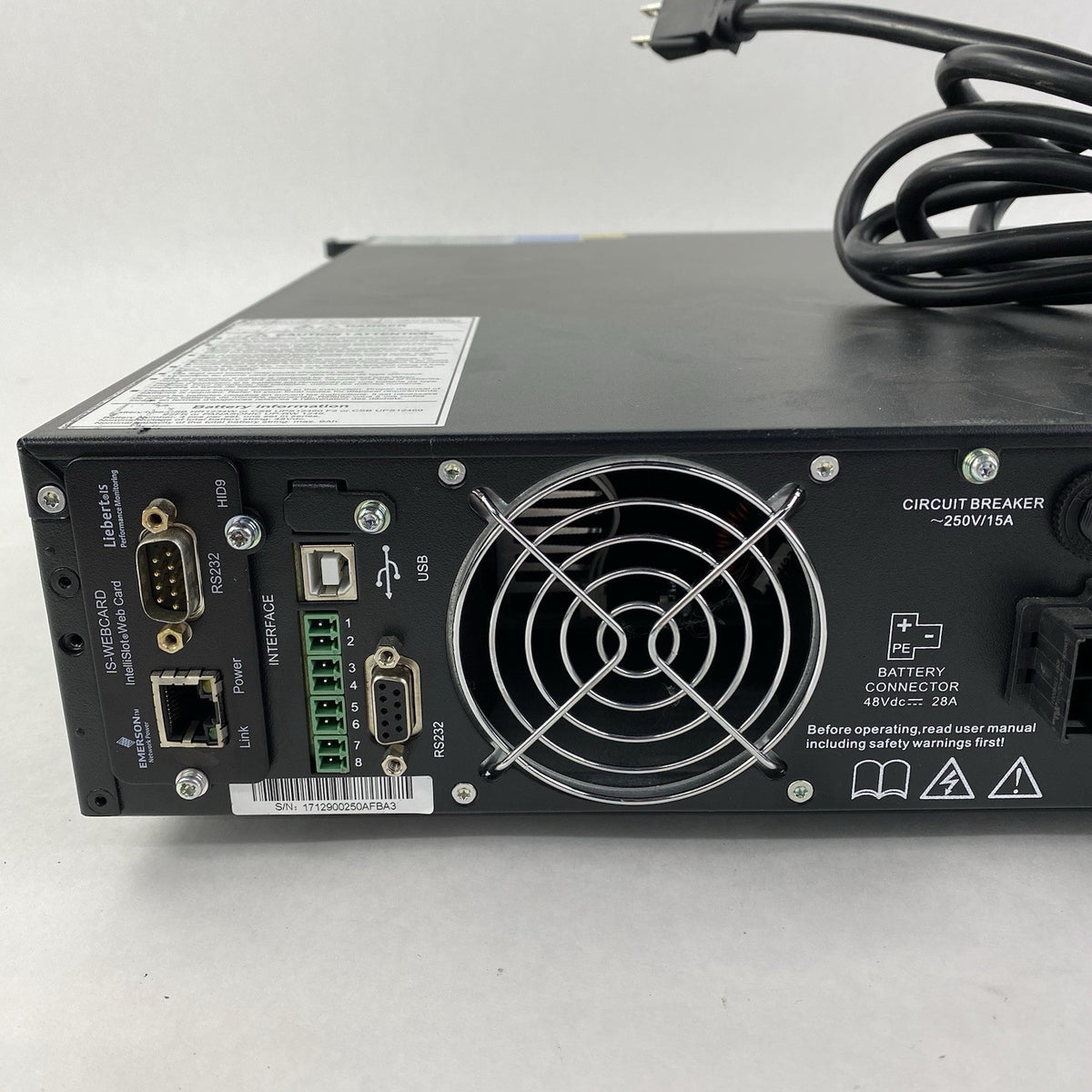 Vertiv Liebert GXT4-1500RT120 Battery Backups UPS Tested No Batteries - READ9
