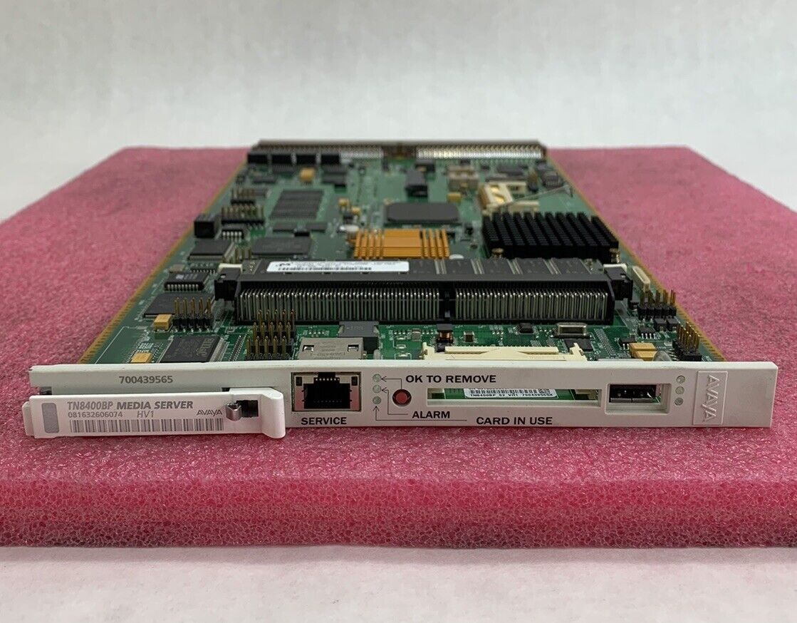 Avaya TN8400BP Media Server 700439565 Card Board 1GB RAM